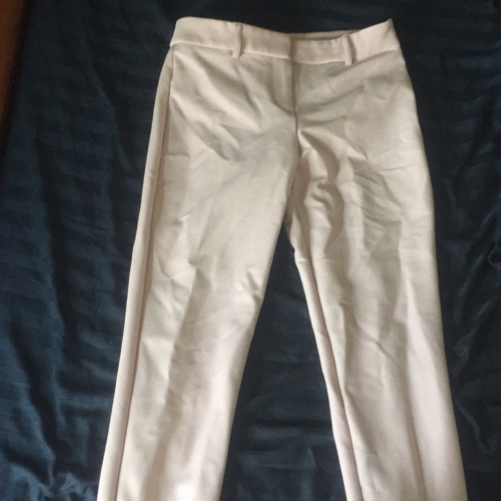 Express light pink skinny slacks